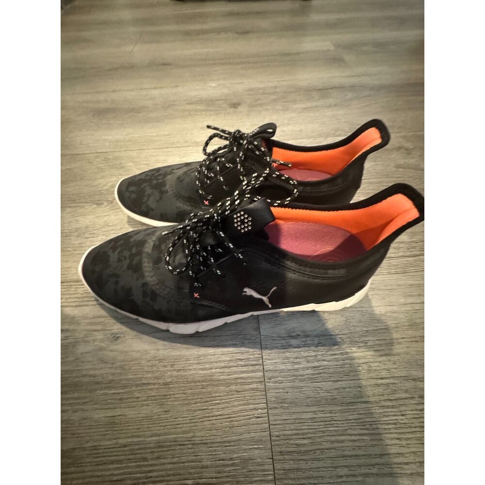 New Puma Golf Ladies IGNITE FASTEN8 Shoes Black /Coral/Silver/High Rise 9 Medium - Picture 6 of 9